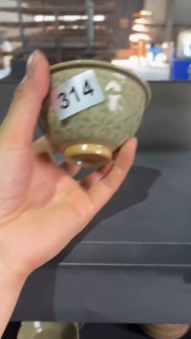 耀州窑仰山微瑕小海鸥314