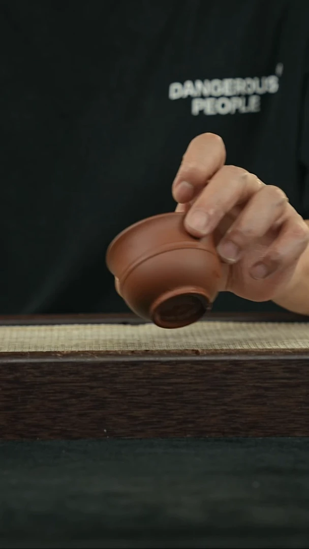 紫砂其他@@YZGT17456黄龙正砂-腰线杯（底槽清）