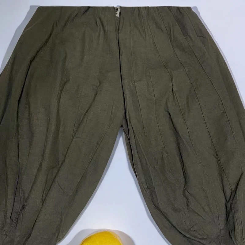 新款汉麻28片拼接南瓜裤，宽松纯色百搭舒适灯笼裤休闲裤