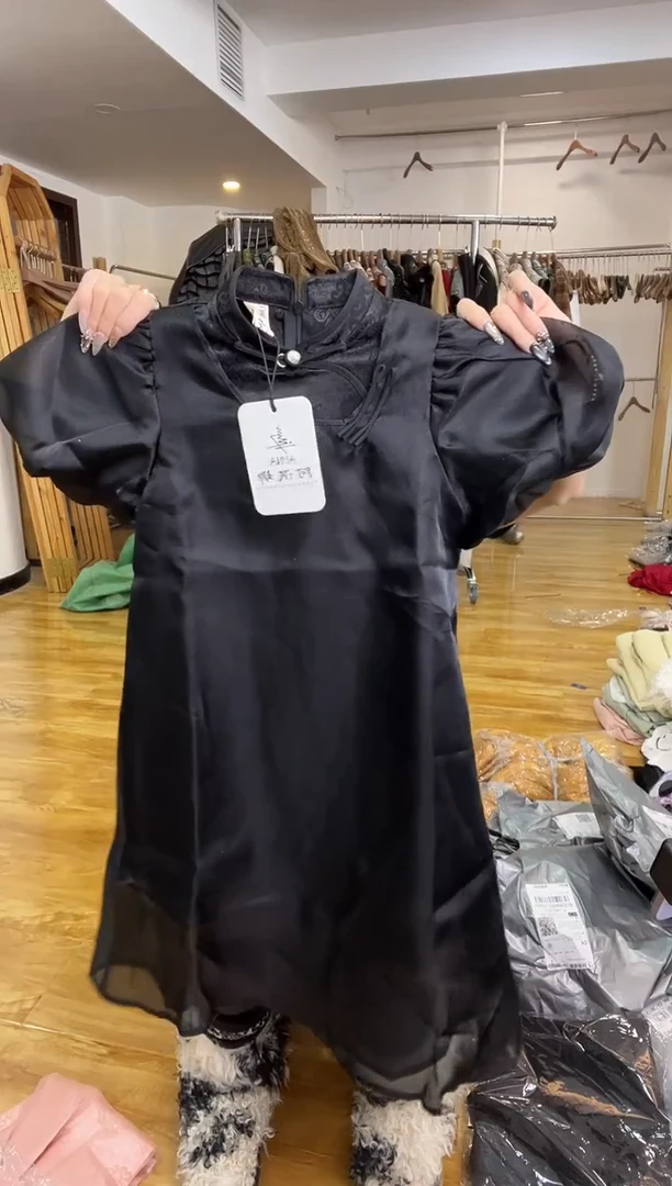 儿童裙子黑色140