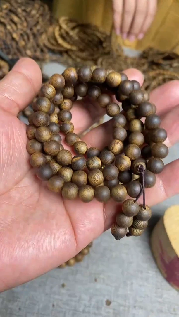 沉香手串高品质张勺子08圆珠多圈手串26+多样性发一