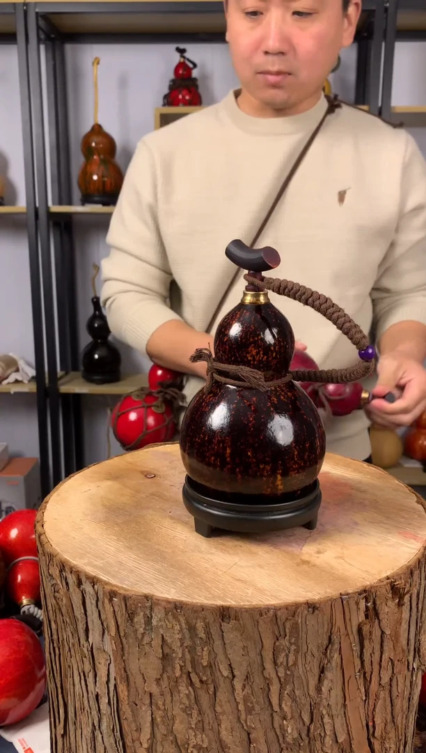 天然大漆酒葫芦一物一拍