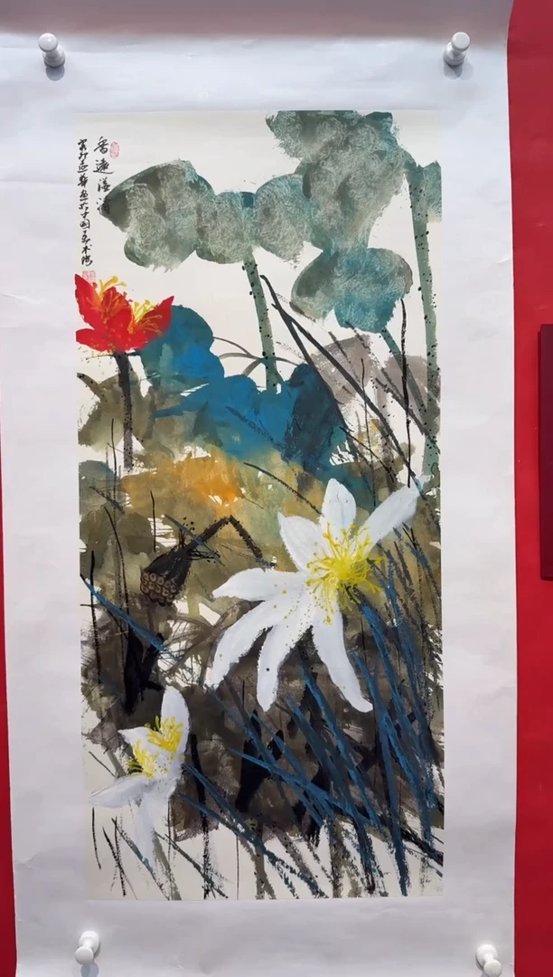 国画画家陆远华纯手绘原作