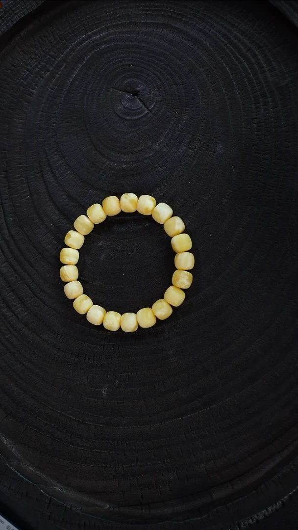 未镶嵌蜜蜡裸石白蜡老型10mm