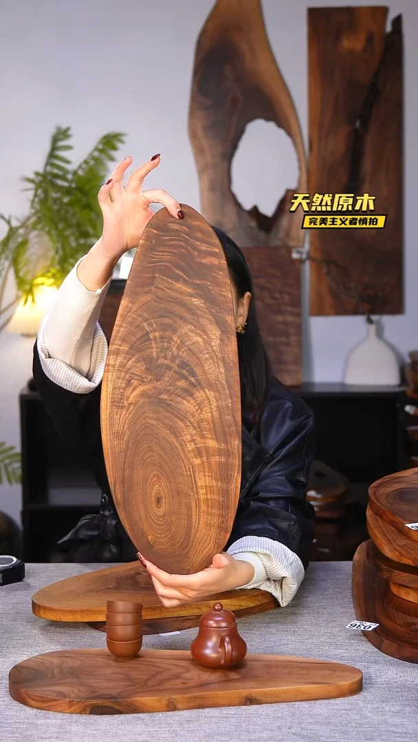 木北美黑胡桃原木.干裂疤结不属于商品质量问题完美主义者慎拍