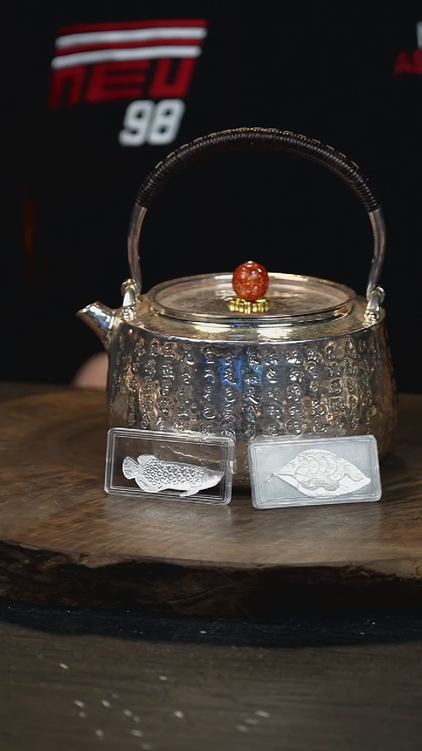 手工篆刻心经大提梁+2茶宠