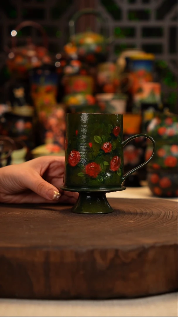 油画   釉下彩    杯子