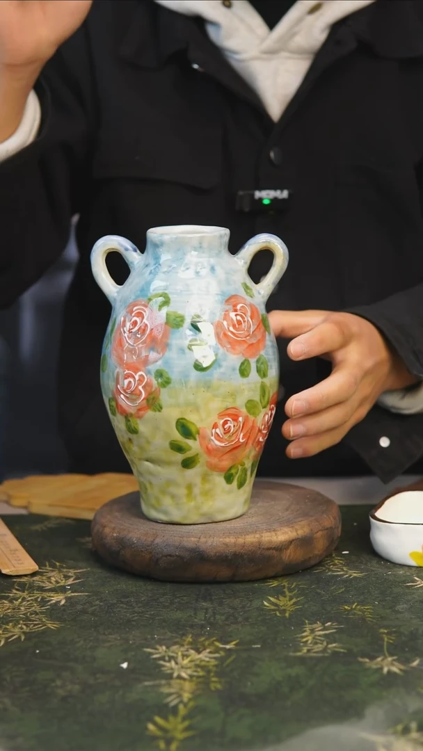 【闪购商品】景德镇高温手工陶瓷花器餐109