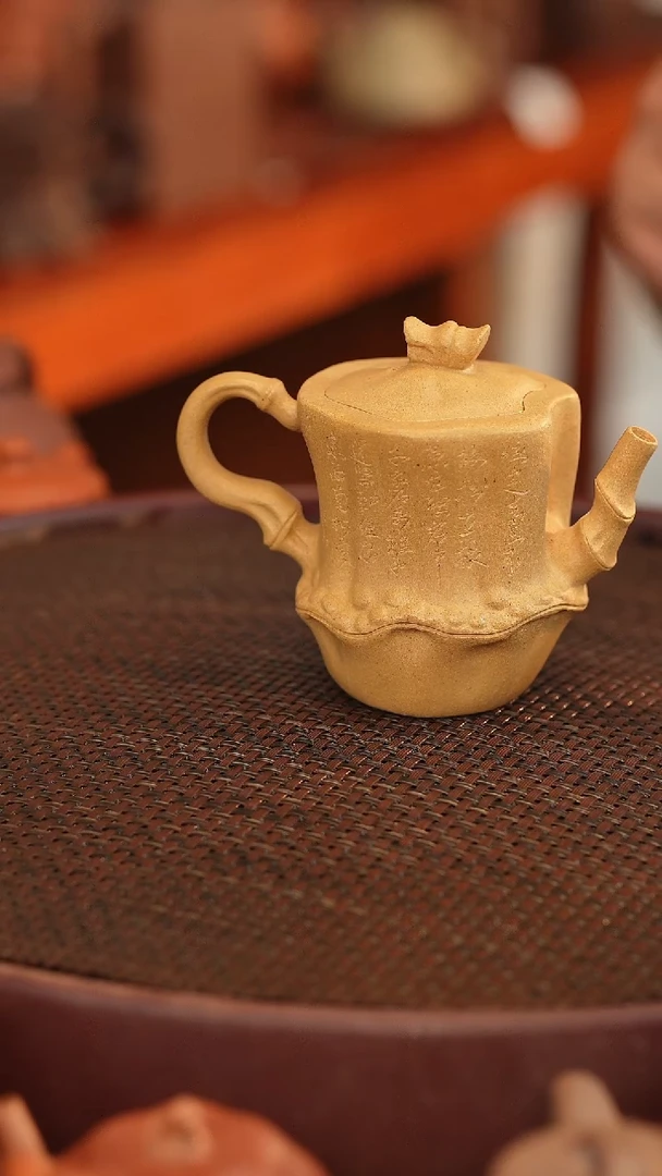 茶壶紫砂原矿手工制作
