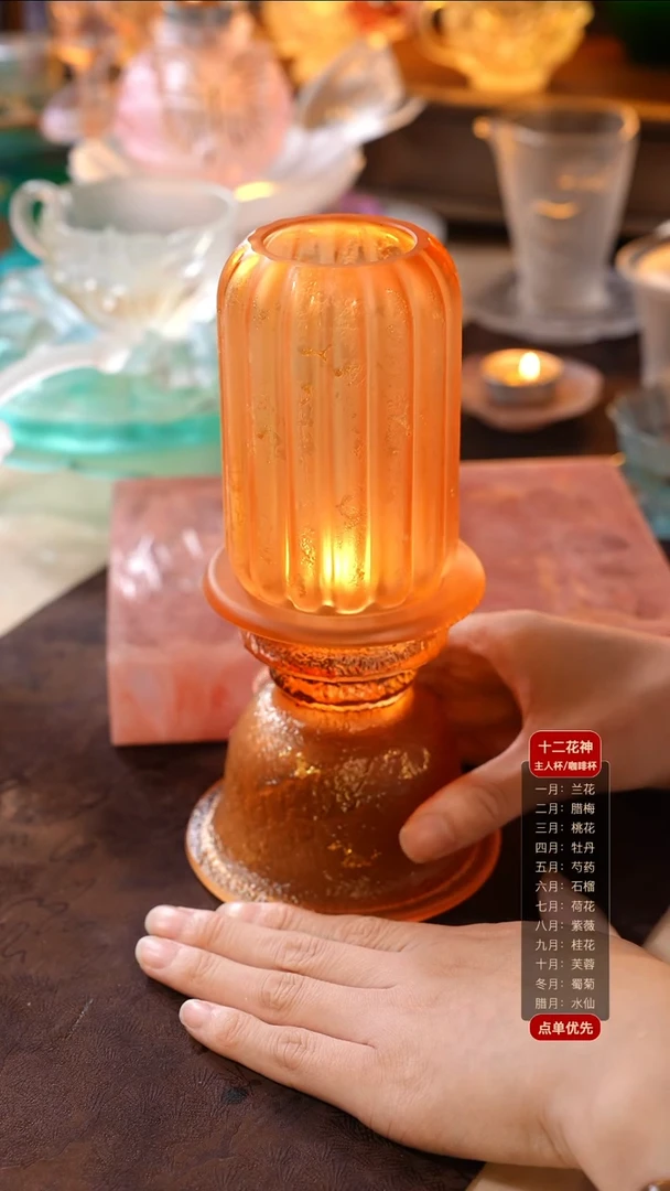 手工艺品琉璃南*皓月当空1只