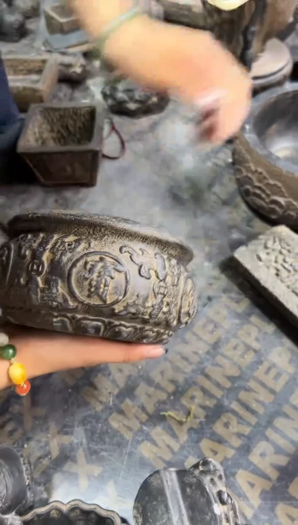 陶土【火山泥】聚宝盆