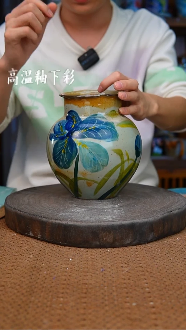 陶瓷80手工高温釉下彩