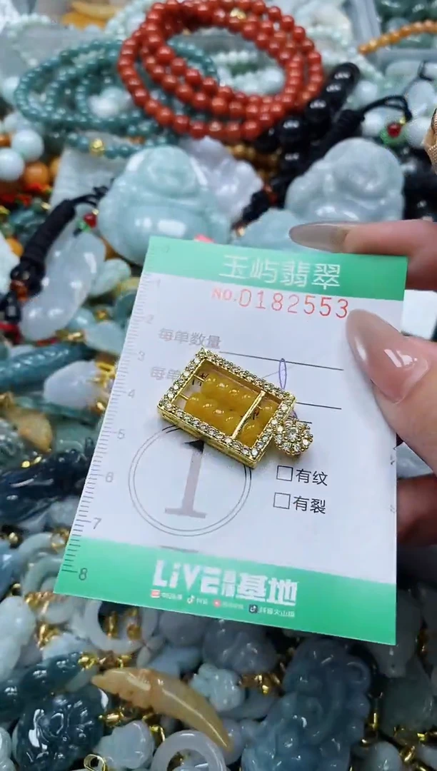 翡翠未镶嵌颈饰闪购0182553多样性发其一