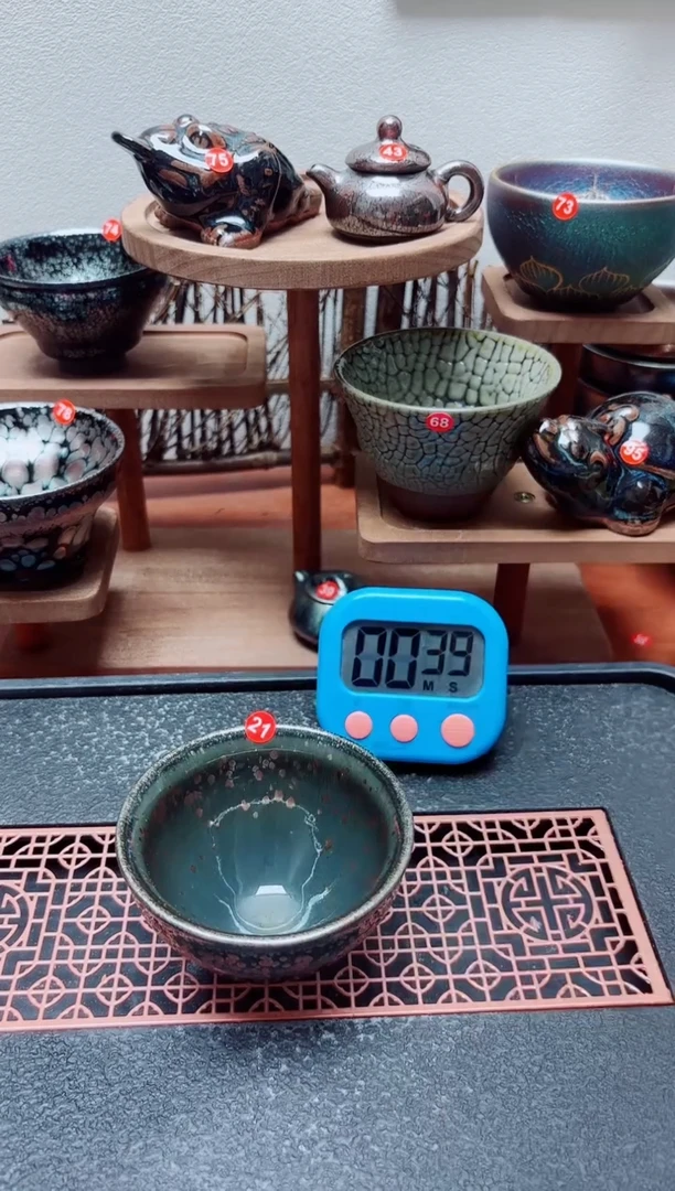 茶盏赵*强21号建盏工匠茶器