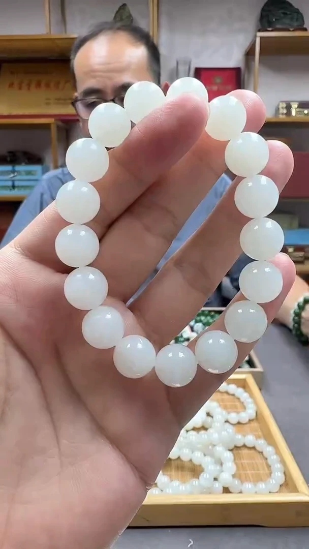 手链未镶嵌和田玉12黑山料