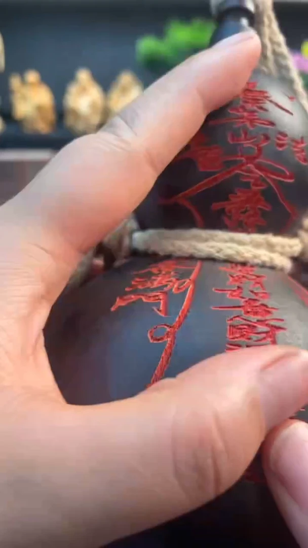 木枣木黑色葫芦一物一拍