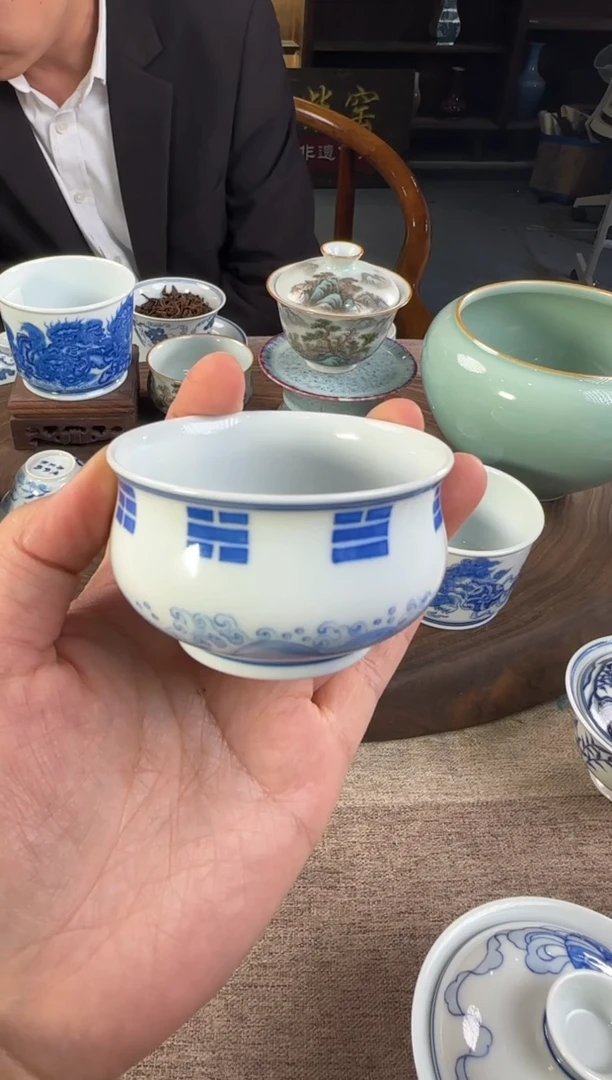 燃**師双板桥柴窑双板桥柴窑青花