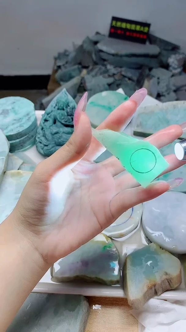 裸石翡翠天然缅甸翡翠A货