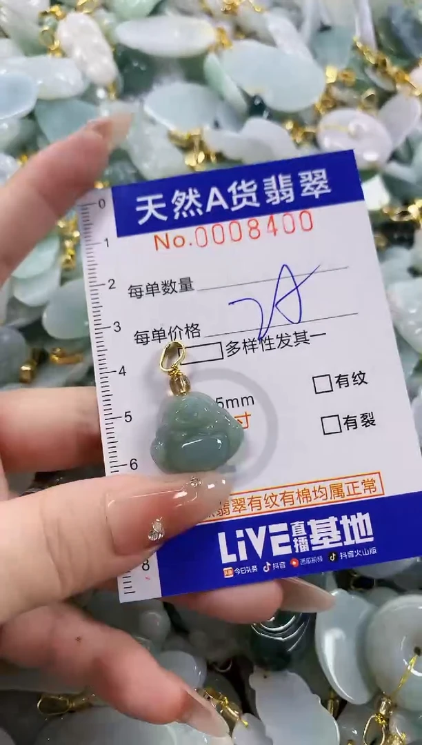 颈饰未镶嵌翡翠天然A货翡翠