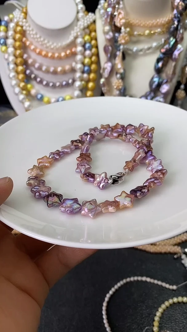 颈饰未镶嵌淡水珍珠多人