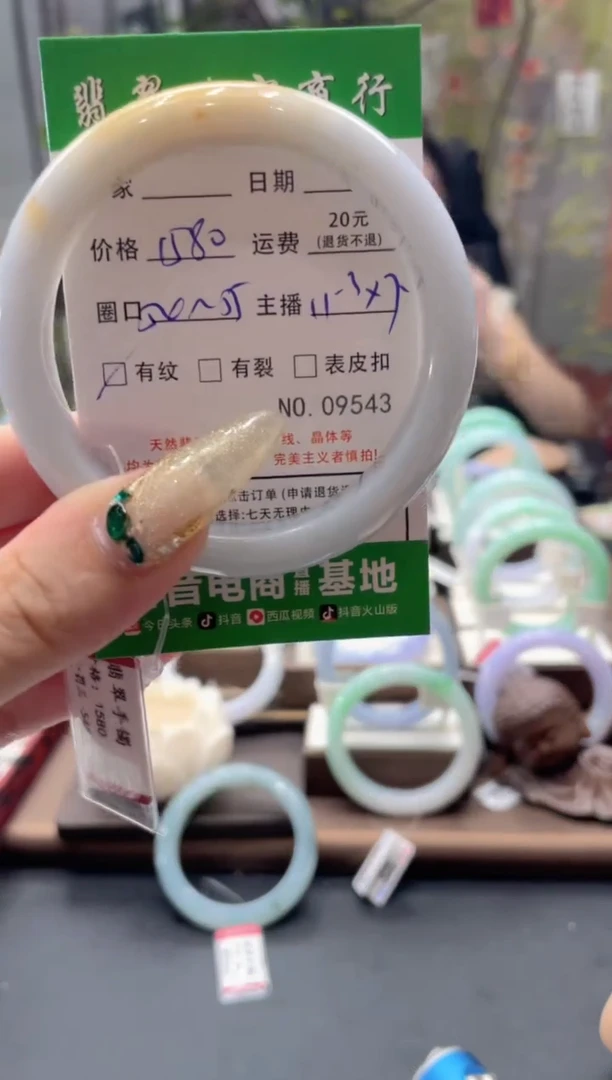 未镶嵌手镯翡翠9543****