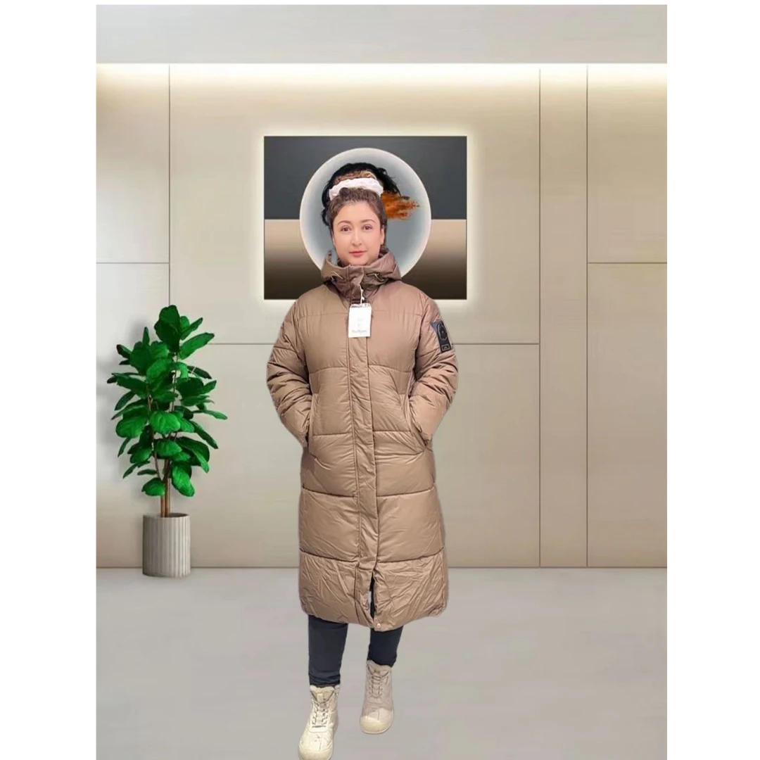 长款羽绒棉服冬2024新款秋冬款外套韩版宽松棉衣过膝加厚保暖棉袄