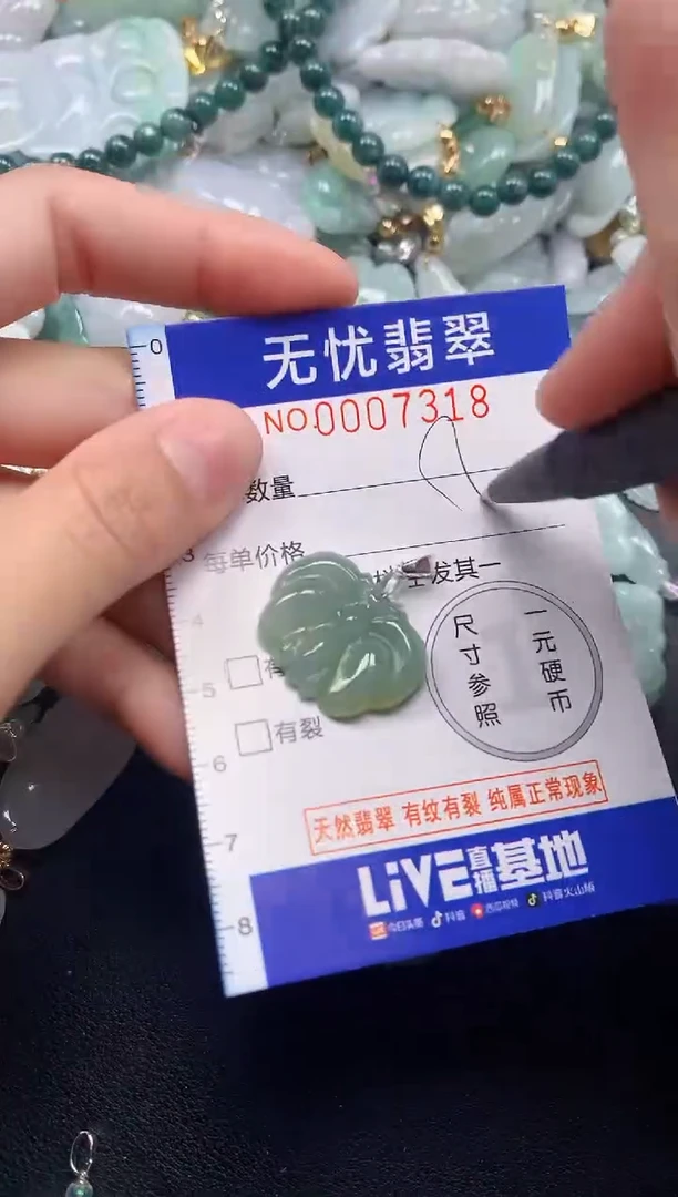 颈饰未镶嵌翡翠7318