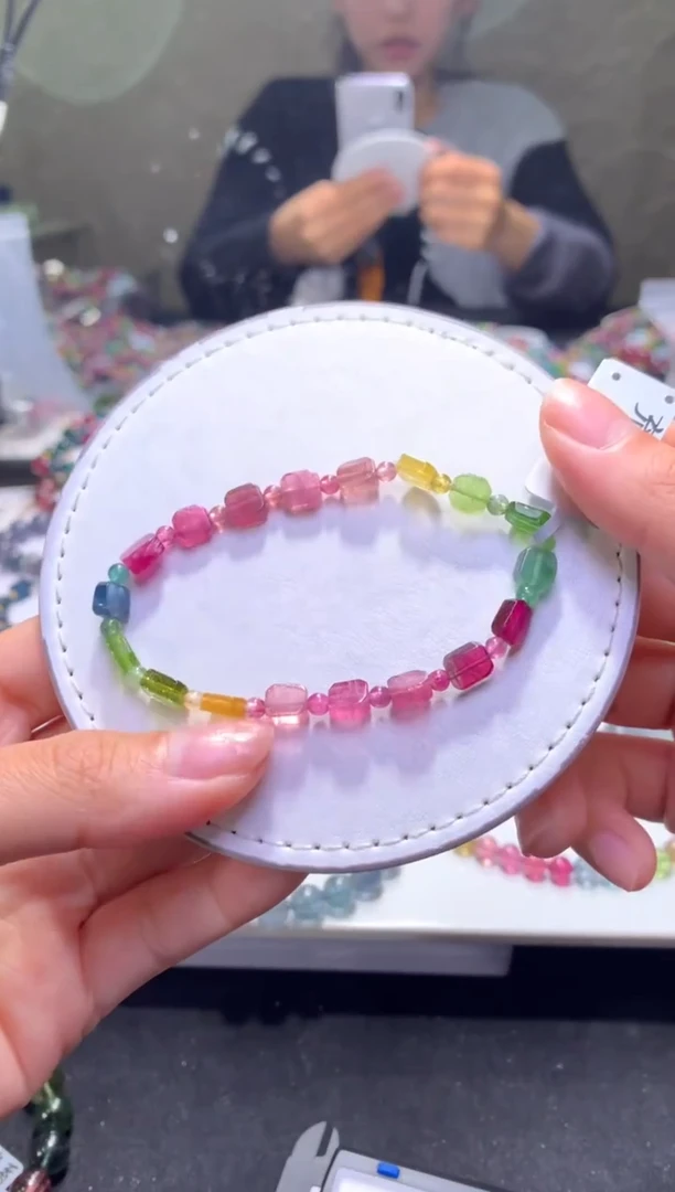 未镶嵌手串碧玺A54【天然碧玺】