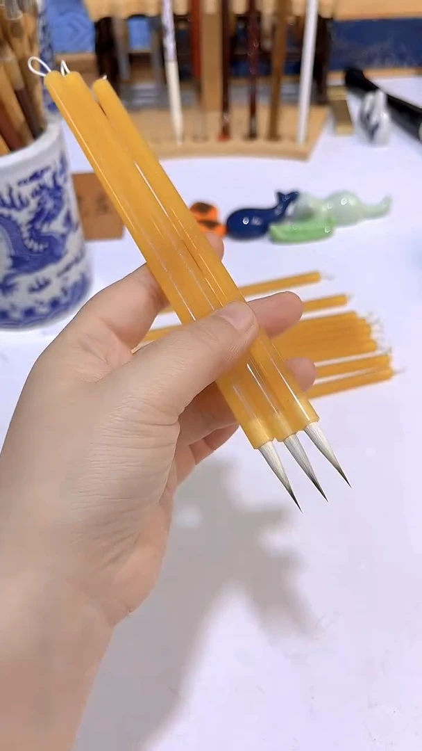 匠心大号  兼毫勾线毛笔3支