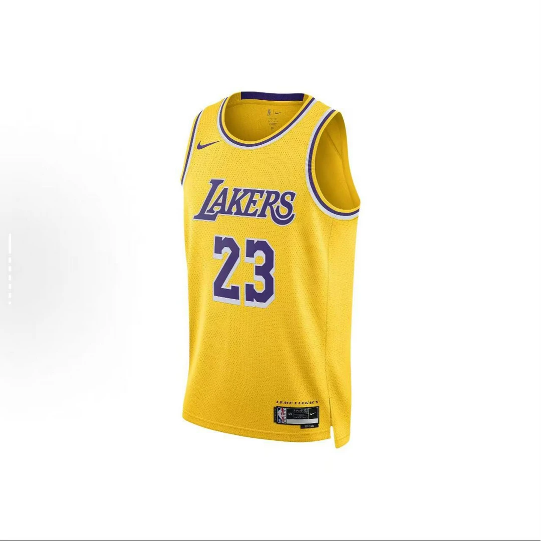 Nike NBA Swingman球詹姆斯字母数字印花运动篮球背心DN2009-733