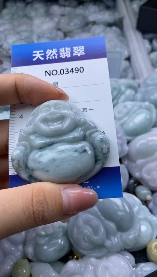 翡翠未镶嵌颈饰缅甸A货翡翠03490