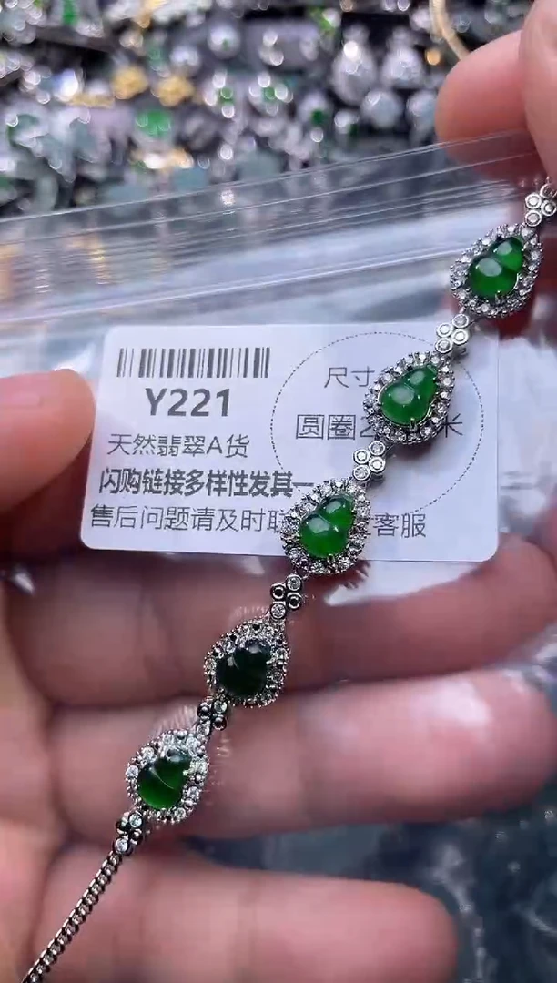 【闪购商品】翡翠颈饰未镶嵌Y221手链