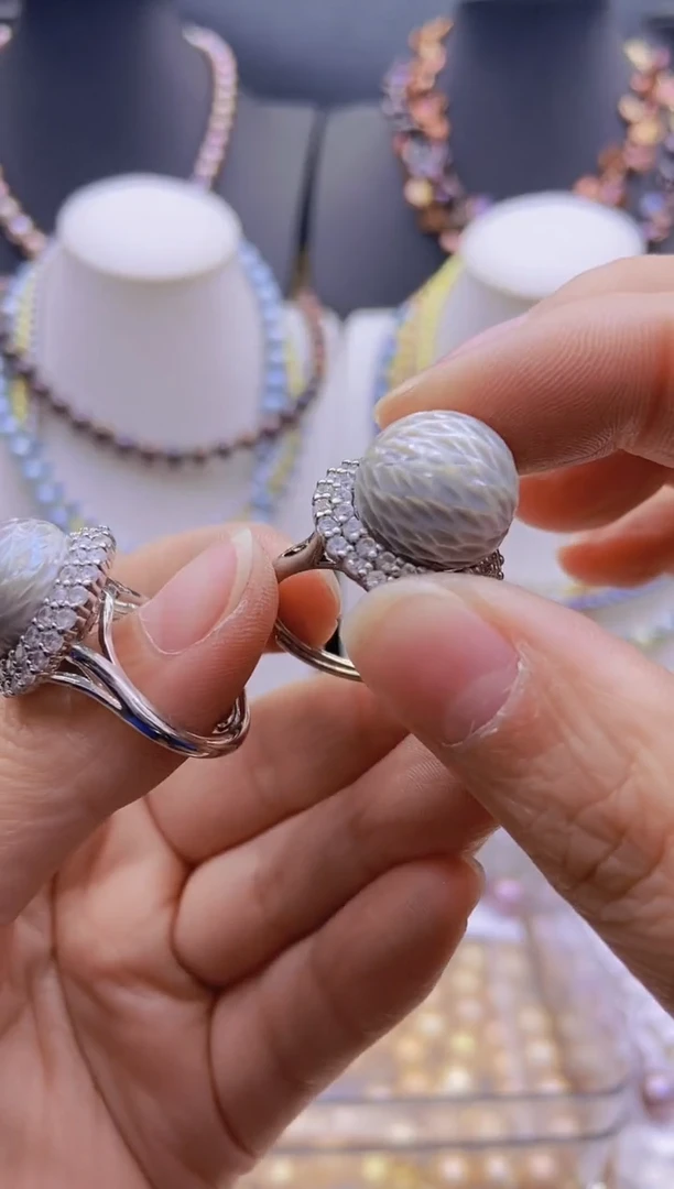 未镶嵌原创设计淡水珍珠1