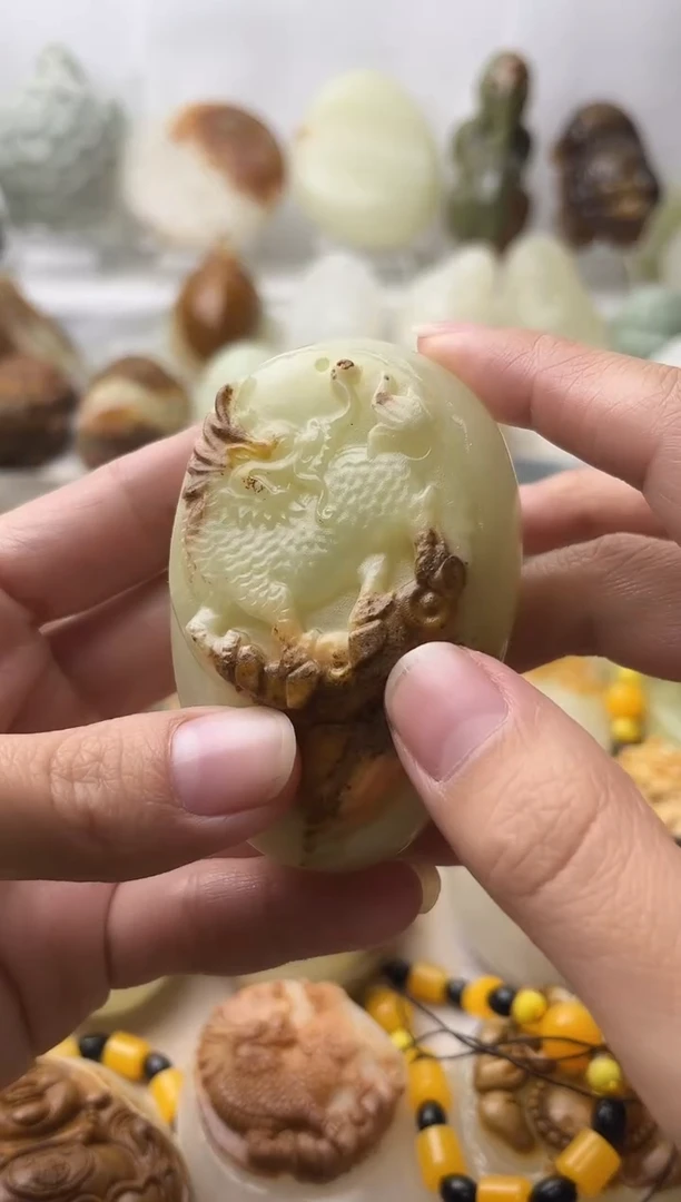 石材古青石棉纹正常不退换麒麟微瑕