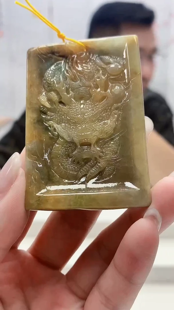 定制翡翠未镶嵌5124lr-毛货挂件136
