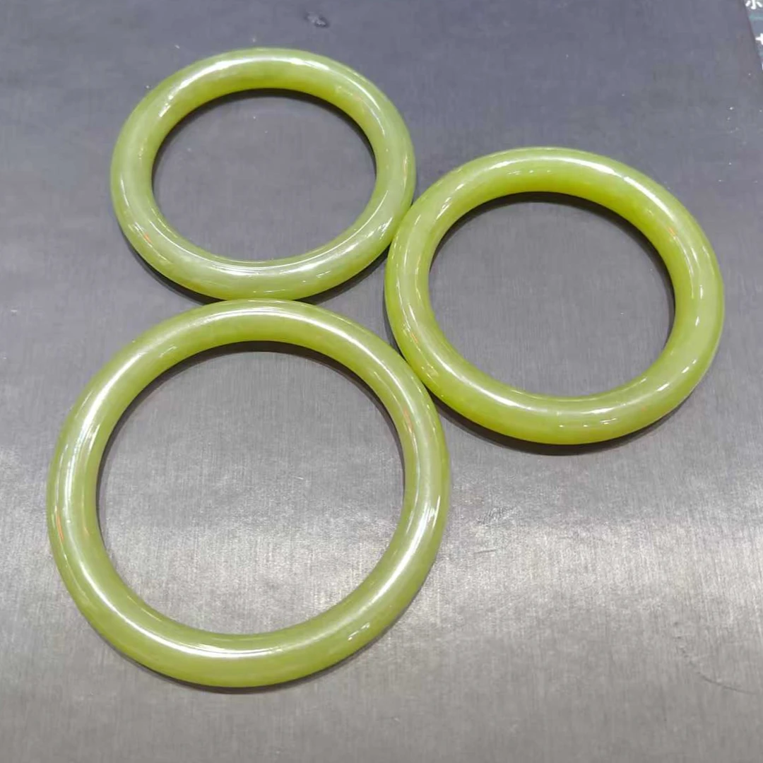 【钰豪珠宝613】和田玉黄口手镯 多样性发货拍一发一 7017 14