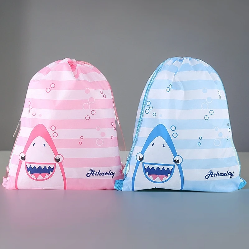 男女儿童束口袋泳衣收纳袋防水袋沙滩包双肩背包学生帆布包游泳装