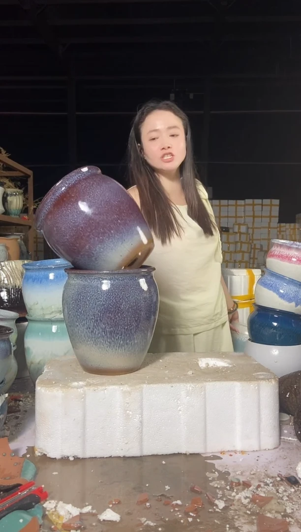 宜兴紫砂粗陶花盆19/21