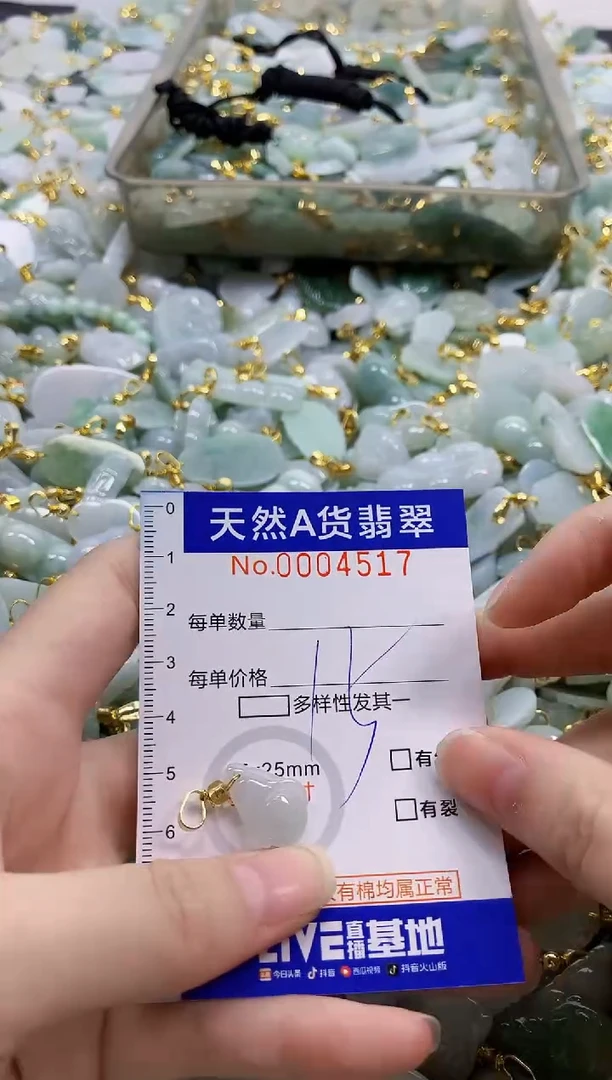 颈饰未镶嵌翡翠天然A货翡翠