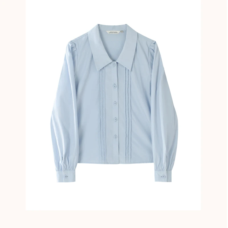 通勤气质女春秋新款长袖衬衫上衣QYM002243