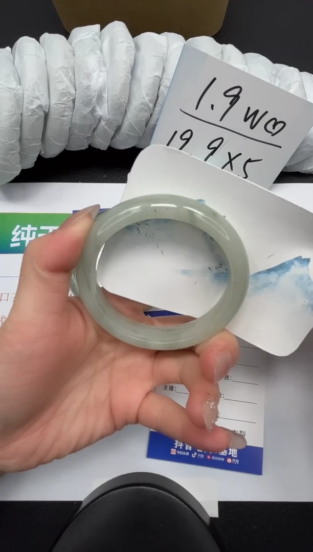 【闪购商品】石英质玉手镯合金263-58.4