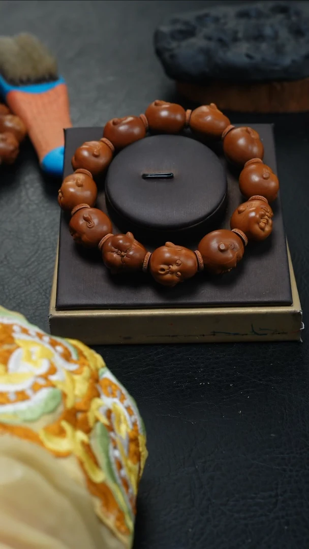 橄榄核手串/手链鱼子精品核雕