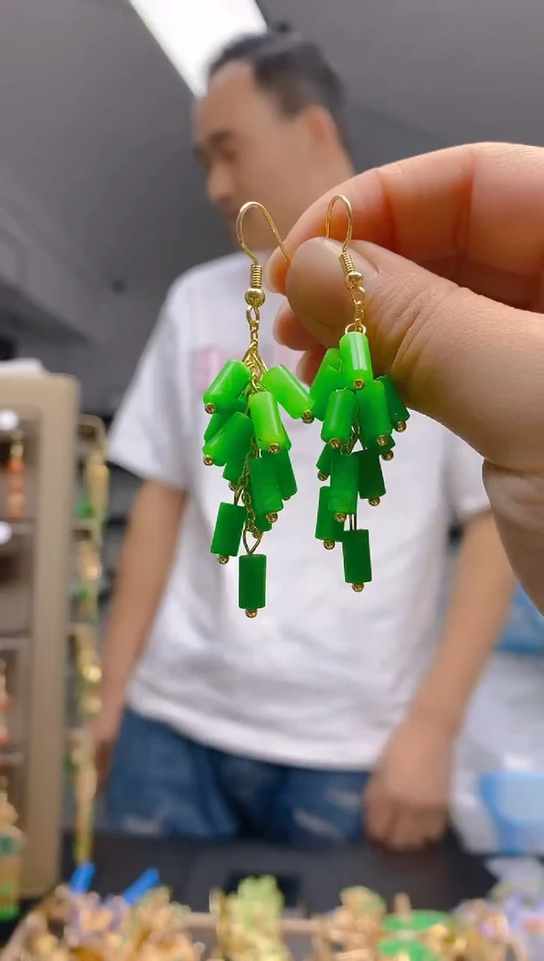 【闪购商品】玛瑙/玉髓耳饰合金029玛瑙耳饰