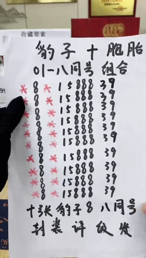 【发发十胞胎】01全部豹子888十胞胎！