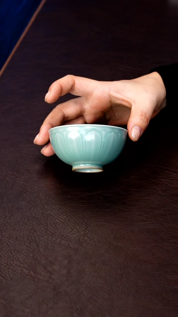 青瓷手工茶器包邮