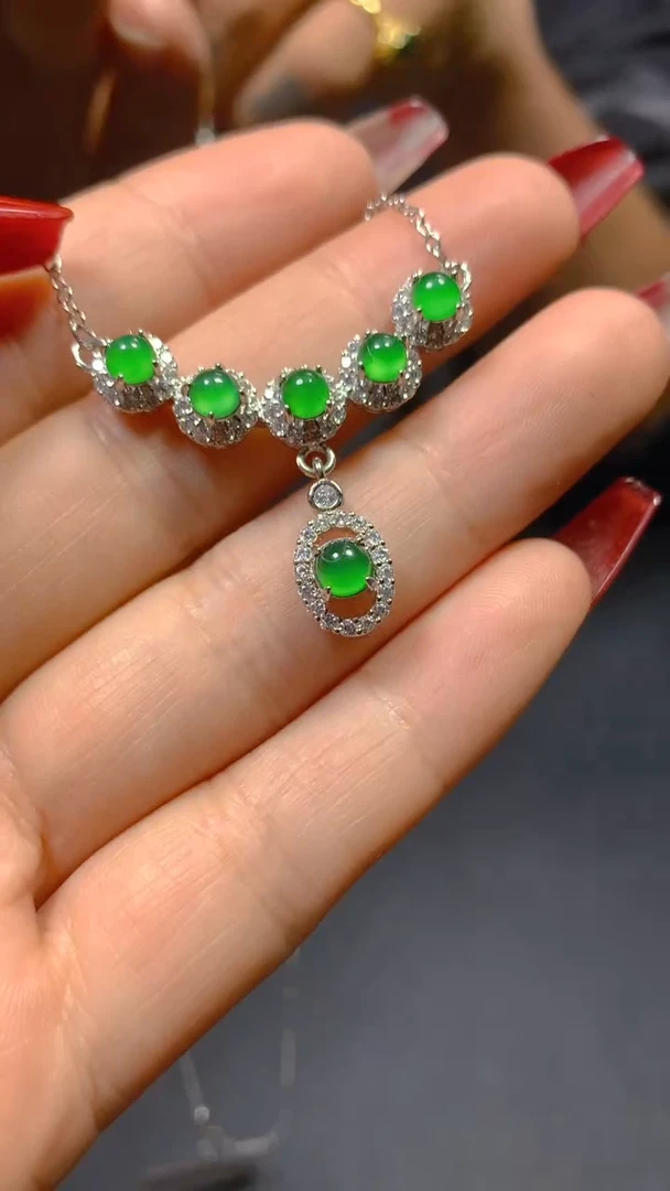 【闪购商品】翡翠项链未镶嵌0095512794多样性发一