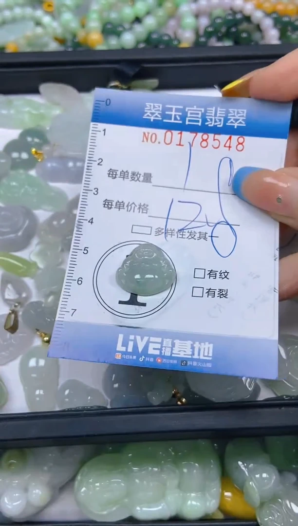 翡翠未镶嵌颈饰闪购0178548