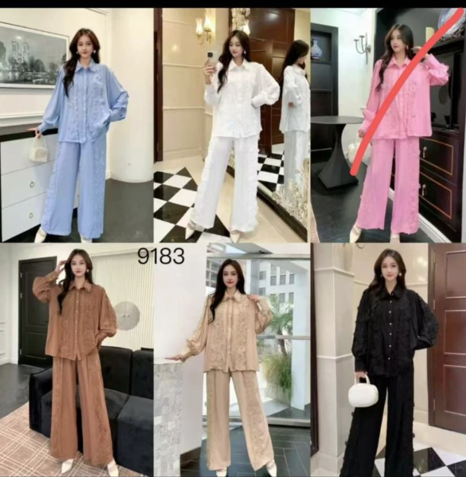 【现货清仓】2024新款经典气质套装9183