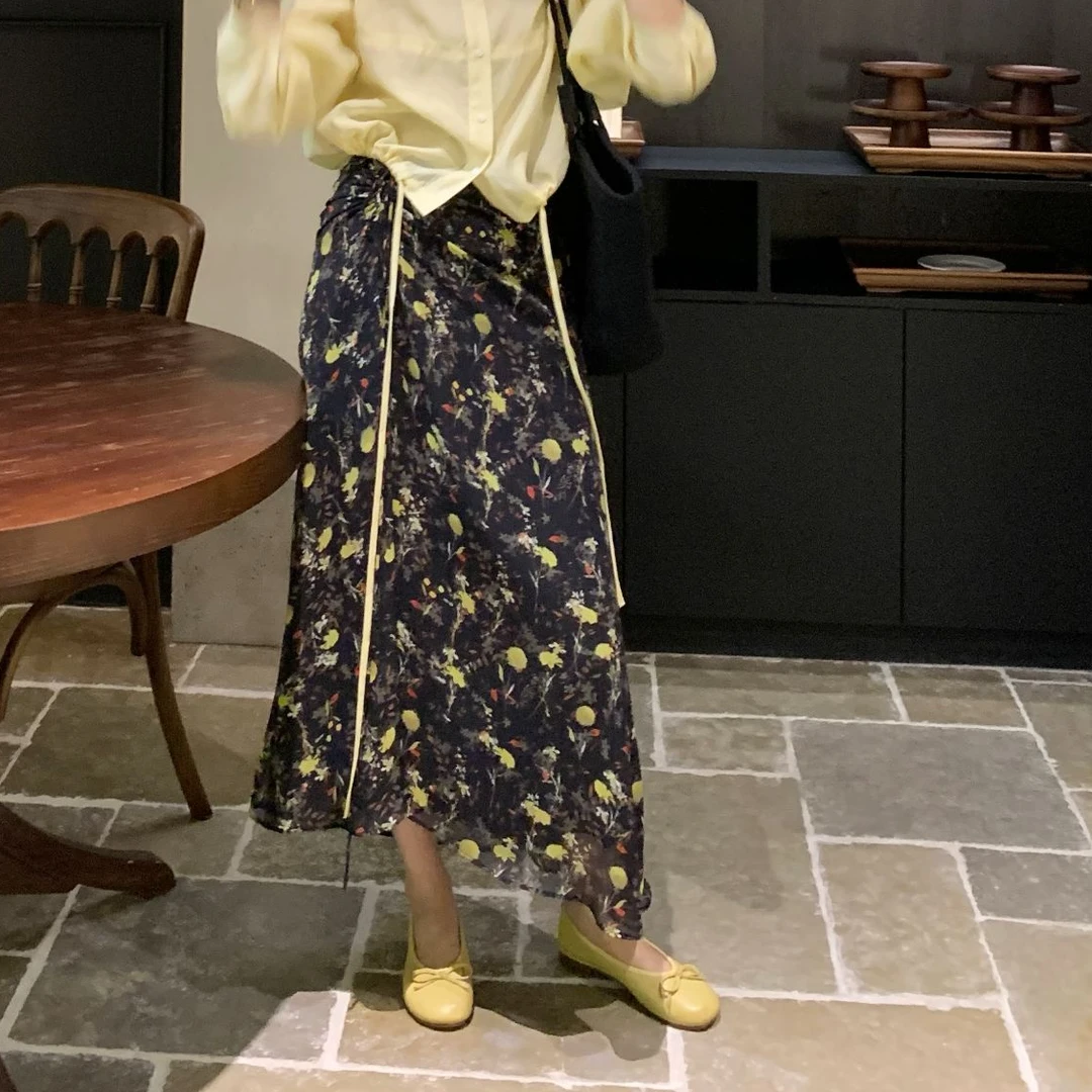 【芝士Cheese】秘密花园 碎花时尚休闲女士夏季印花气质百搭半裙