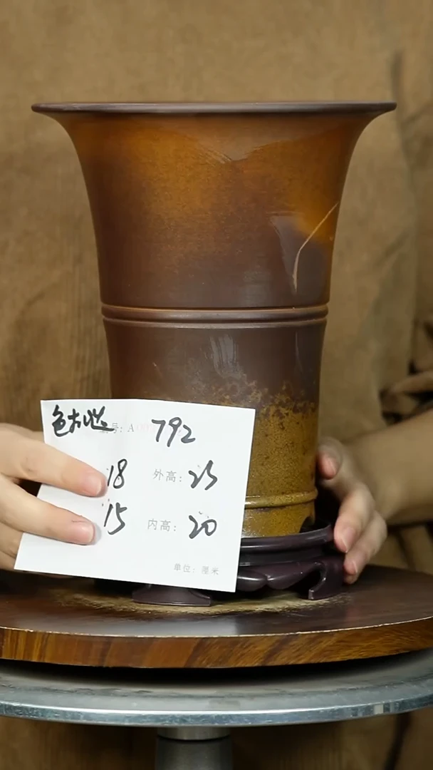 紫砂花盆792+S 紫砂花盆紫砂